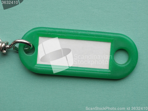 Image of Green keyring