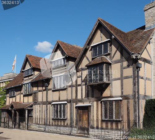 Image of Shakespeare birthplace in Stratford upon Avon