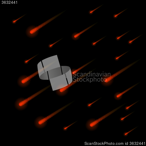 Image of Shooting Red Stars