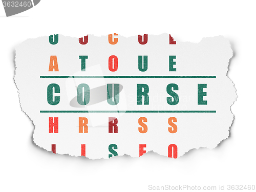 Image of Learning concept: Course in Crossword Puzzle