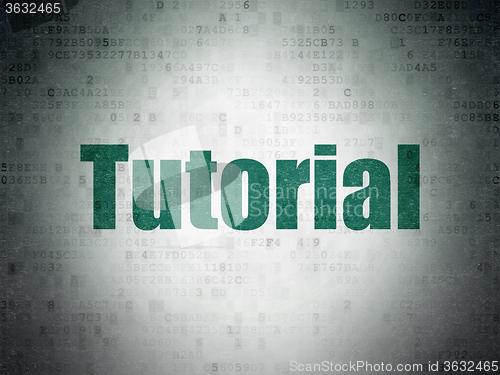 Image of Learning concept: Tutorial on Digital Paper background