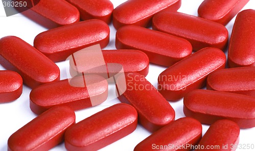 Image of Red pain pills