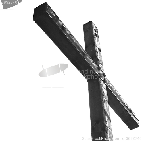 Image of   in italy  cross traditional concept   ancian   and   the sky 