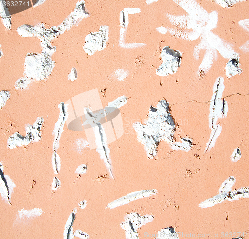 Image of pink in texture wall and  morocco africa abstract