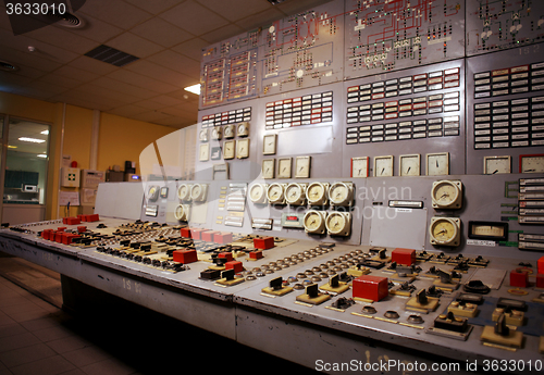 Image of Control room of an old power generation plant