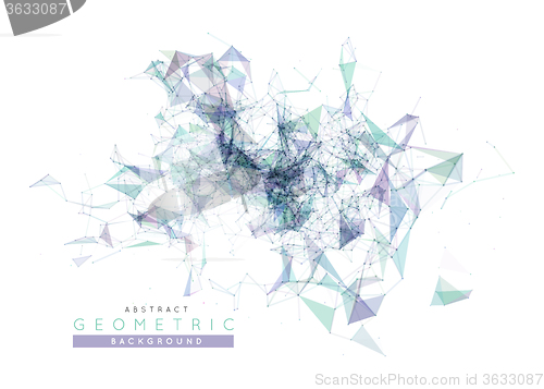 Image of Abstract network connection background