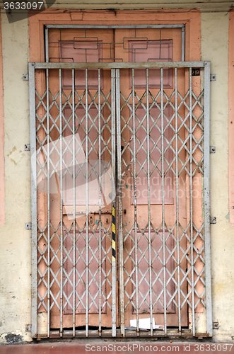 Image of Metal folding door