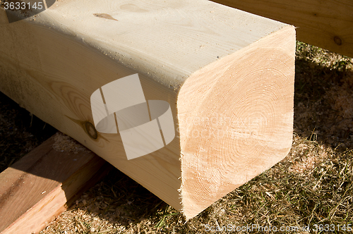 Image of Wooden beams 
