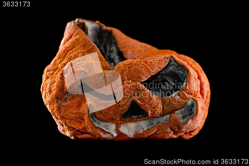 Image of terrible Halloween pumpkin 