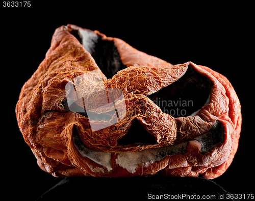 Image of terrible Halloween pumpkin 