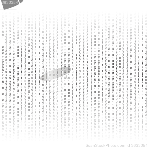 Image of Binary Code Background