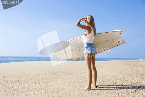 Image of Surfer girl