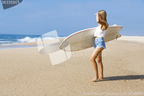 Image of Surfer girl