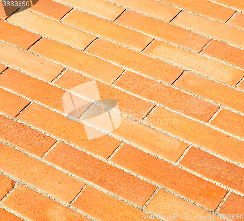Image of step   brick in  italy old wall and texture material the backgro