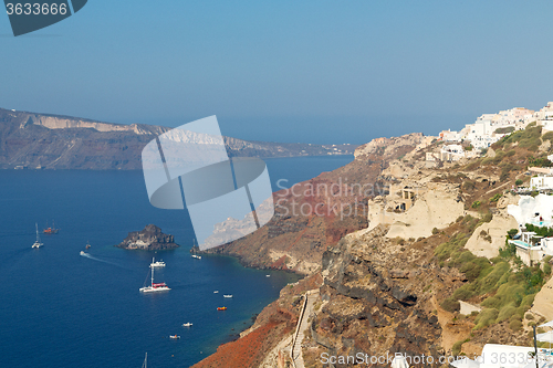 Image of in vacation     cyclades  and the sky