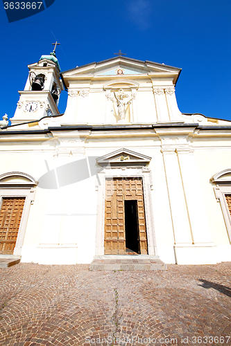 Image of door    in italy old ancian   traditional  texture nail