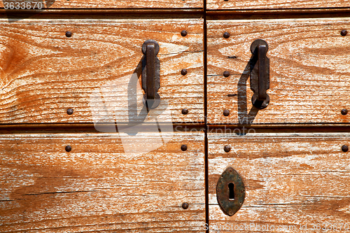 Image of door in italy  ancian  