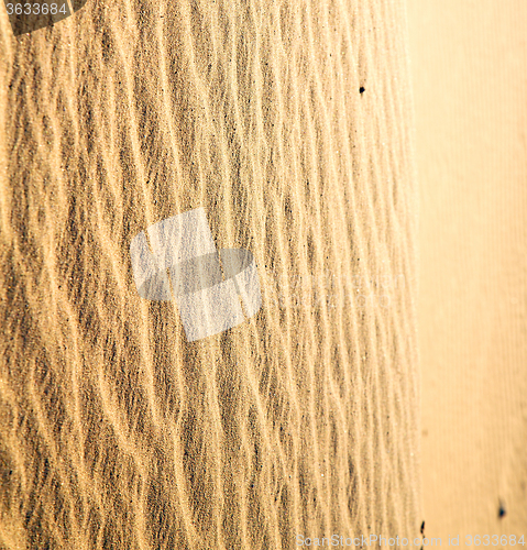 Image of brown dry sand in  morocco africa erosion and abstract