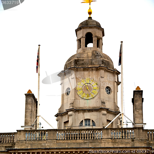 Image of old construction in england europe london wall antique and light