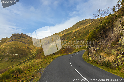 Image of Scenic Road in Mountains