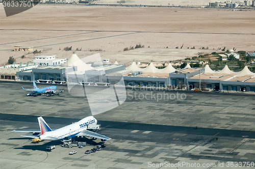 Image of Hurghada airport. Egypt
