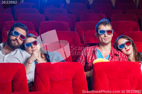 Image of The people\'s emotions in the cinema