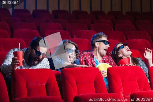 Image of The people\'s emotions in the cinema