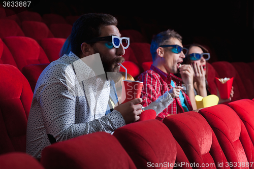 Image of The people\'s emotions in the cinema