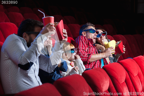 Image of The people\'s emotions in the cinema