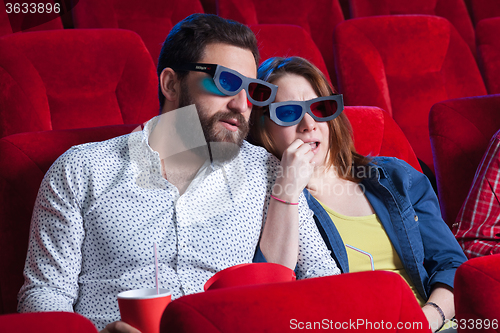 Image of The people\'s emotions in the cinema