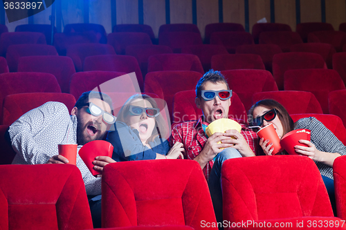 Image of The people\'s emotions in the cinema