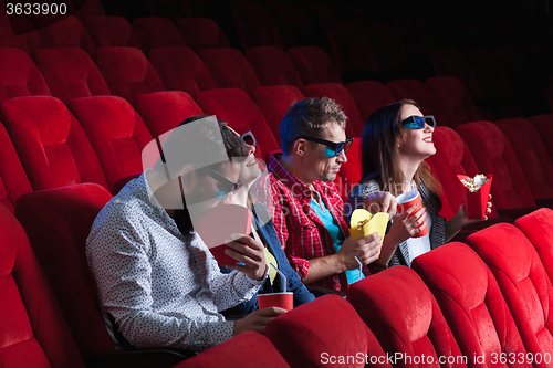 Image of The people\'s emotions in the cinema