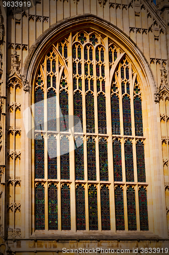 Image of old in london  historical    parliament glass  window    structu