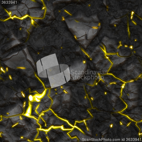 Image of seamless stone texture yellow glow
