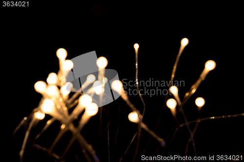 Image of blurry lights