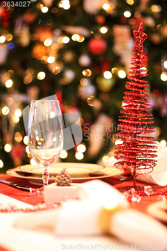 Image of Christmas table