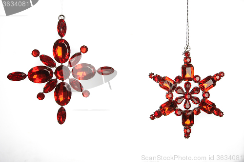 Image of Glass christmas decorations