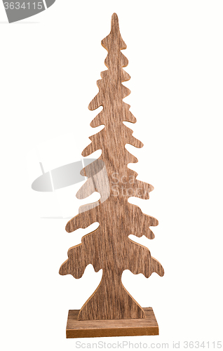 Image of Wooden christmas tree