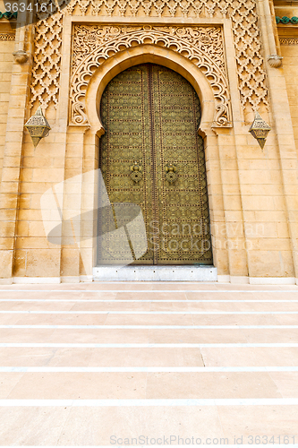 Image of old door in morocco africa 