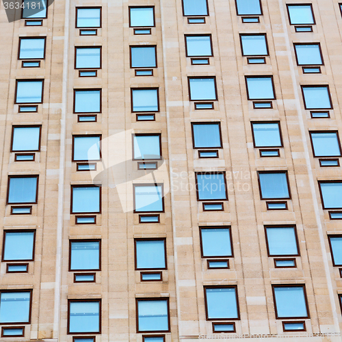 Image of windows in the city of london home and office   skyscraper  buil
