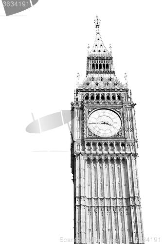 Image of london big ben and historical old construction england city