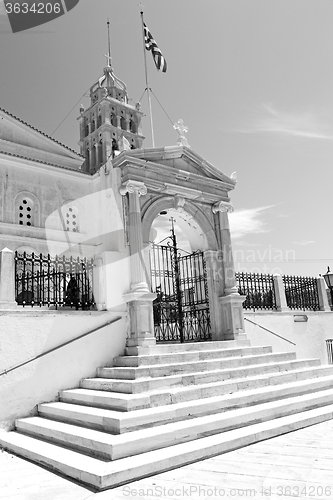 Image of in paros cyclades greece old  architecture and greek  village th