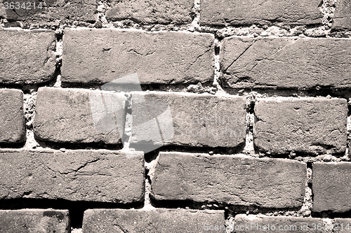 Image of brick in  italy old wall and texture material the background