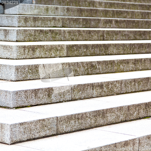 Image of in london old steps and marble ancien line 