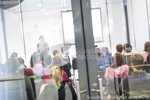 Image of Audience in the lecture hall.