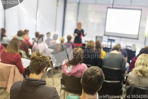 Image of Lecture at university.