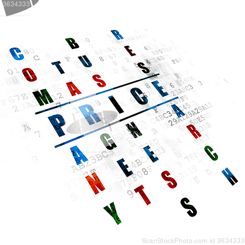 Image of Marketing concept: Price in Crossword Puzzle