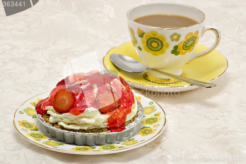 Image of Cake and coffee