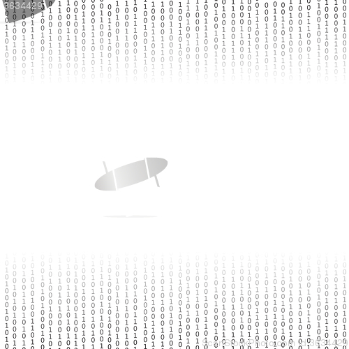 Image of Binary Code Background