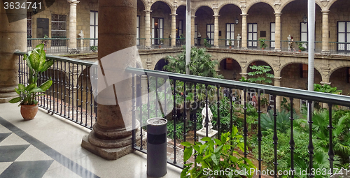 Image of patio in Cuba